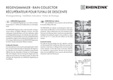 Сборщик дождя/Regensammler/Recupérateur pour tuyau de descente