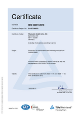 Сертификат DIN EN ISO 50001